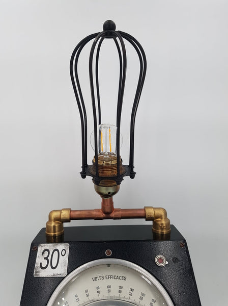 Ancien voltmètre CARTEX transformé en lampe