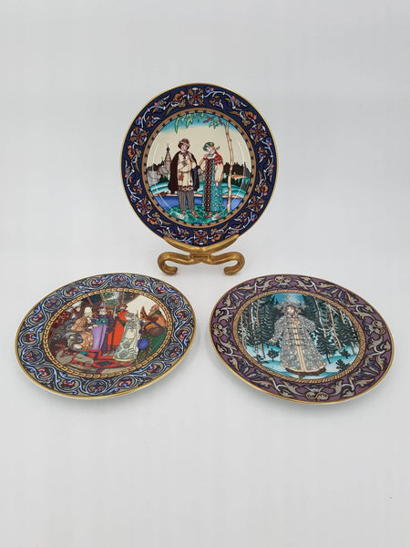 Série de 3 assiettes de collection "contes Russes" Villeroy & Boch - Heinrich