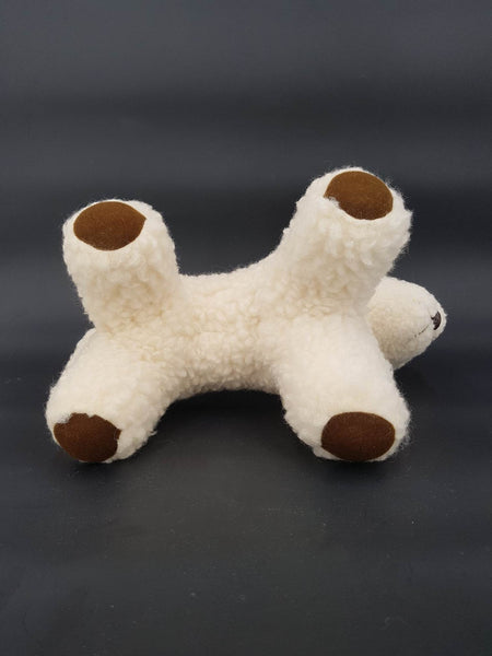 Rare peluche vintage mouton en laine vierge par Calwer Decken