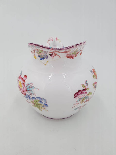 Pot à lait antique en fine porcelaine de Sarreguemines fin du XIXe