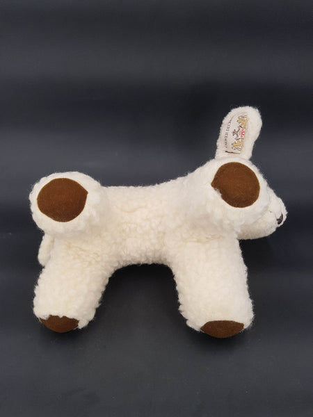 Rare peluche vintage mouton en laine vierge par Calwer Decken