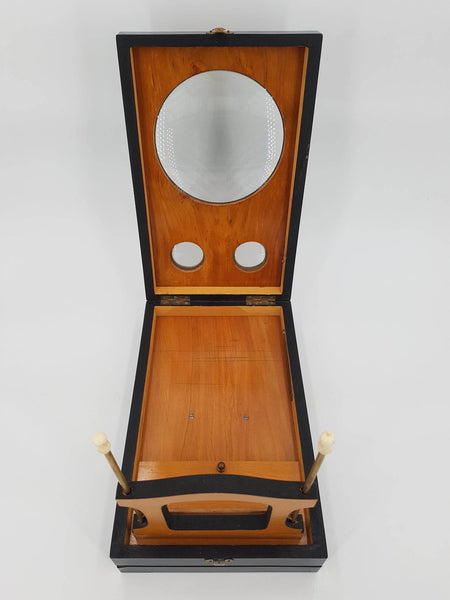 Graphoscope Napoléon III en bois noirci de la fin du XIXe siècle