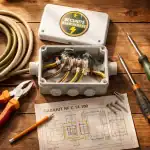 branchement avant compteur linky coffret ouvert