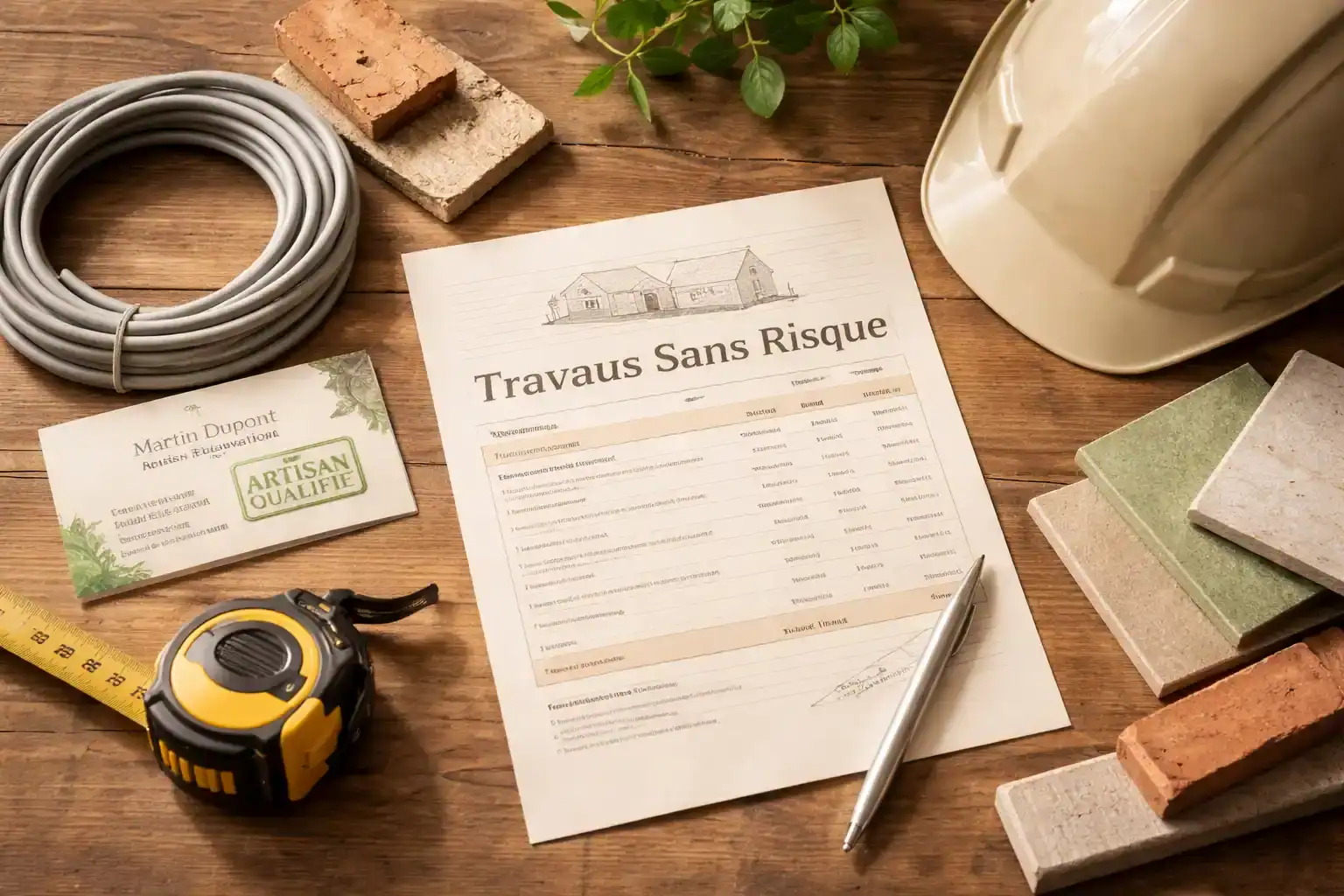 les artisans du batiment devis et outils