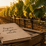 arrosage vignes système goutte-à-goutte carnet
