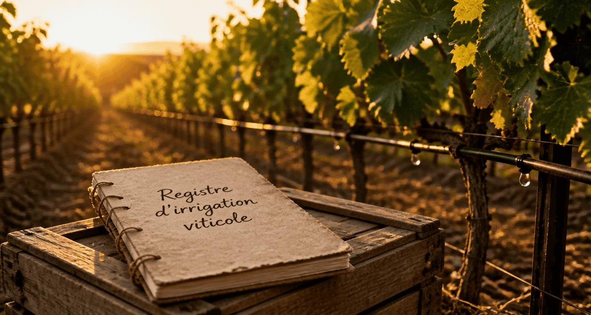 arrosage vignes système goutte-à-goutte carnet