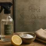 calcaire paroi douche raclette vinaigre citron