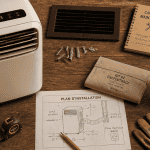 climatiseur monobloc avis avec outils et kit de calfeutrage
