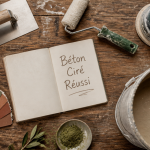 comment faire un beton cire outils sur plan de travail