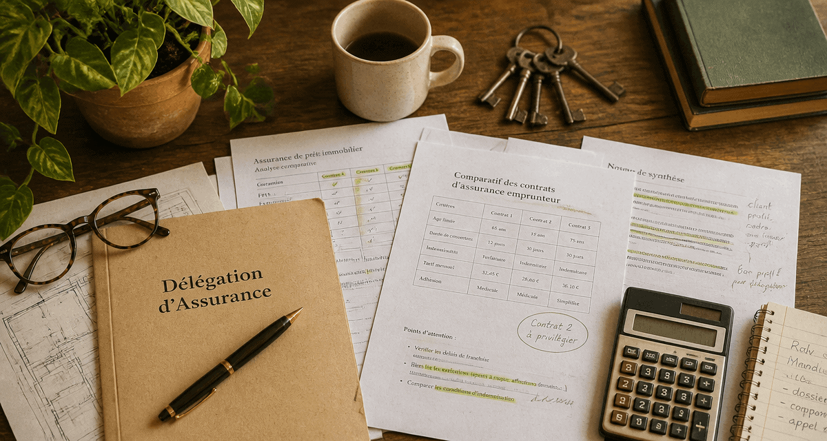 courtier assurance pret immobilier dossier calculatrice