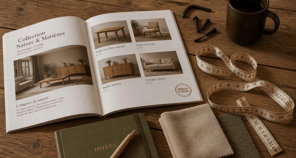 maison et style avis table bois catalogue