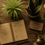plantes d'interieur depolluante en pots sur table