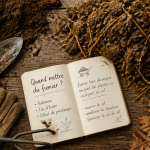 quand mettre du fumier au jardin, outils, terre et carnet