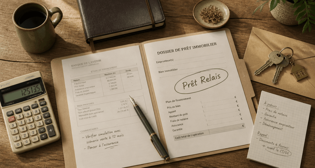 Quel est la meilleure banque pour le prêt relais, dossier et calculatrice