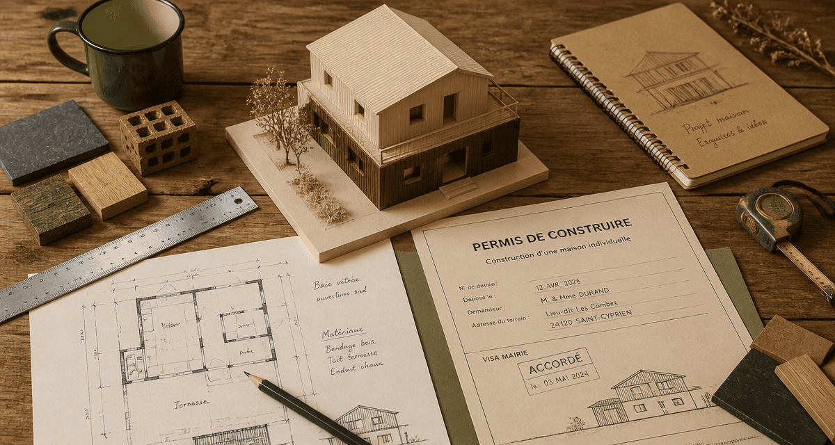 Surélévation maison et voisinage, plan et permis de construire