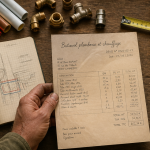 batievol plomberie et chauffage plan de travail artisan