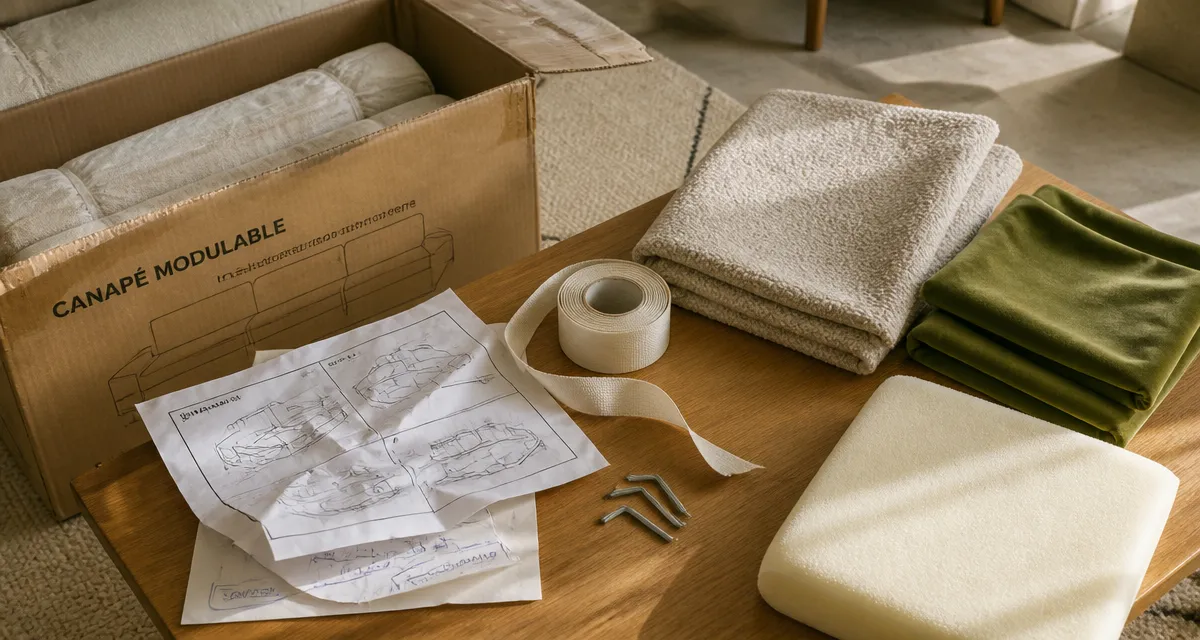 Best mobilier avis : canapé, qualité et SAV visibles sur carton ouvert