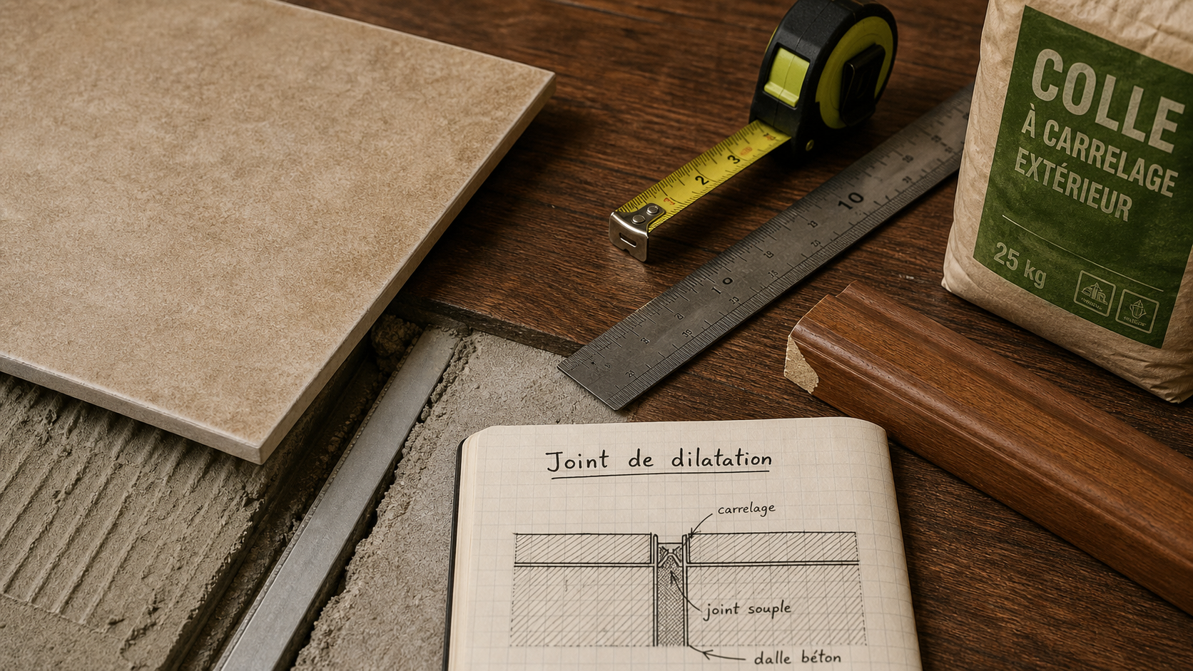 Joint dilatation carrelage pour éviter fissures et soulèvements