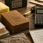 quel est le meilleur isolant thermique échantillons sur bois