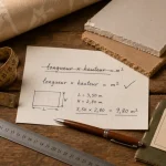 calcul metre carré mur : longueur hauteur et ouvertures