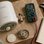 Chauffe eau depannage : fuite sur chauffe-eau et thermostat