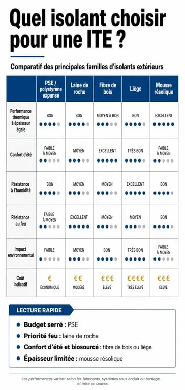 Comparatif du meilleur isolant exterieur pour l’isolation thermique par l’extérieur
