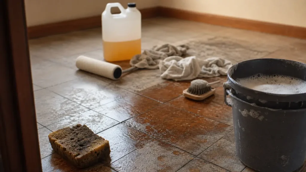 Carrelage au sol abîmé : nettoyer, recouvrir ou remplacer selon l’état du support