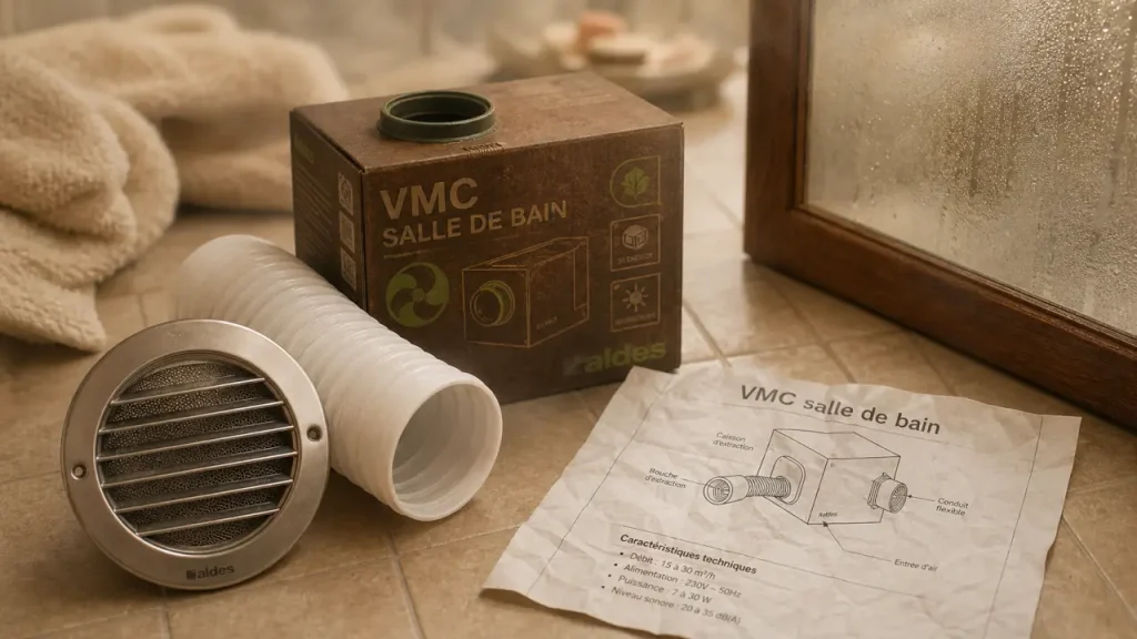 VMC pour salle de bain : ne confondez pas extracteur d’air et ventilation continue
