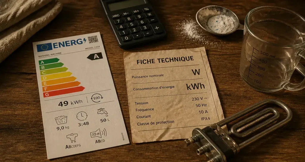 Lave-linge : comment décrypter la puissance réelle et alléger votre facture d&rsquo;électricité