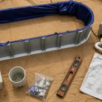Meilleur kit piscine enterrée : maquette kit enterrée sur terrain