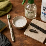 Nettoyer la moisissure salle de bain : joints noirs et plafond humide