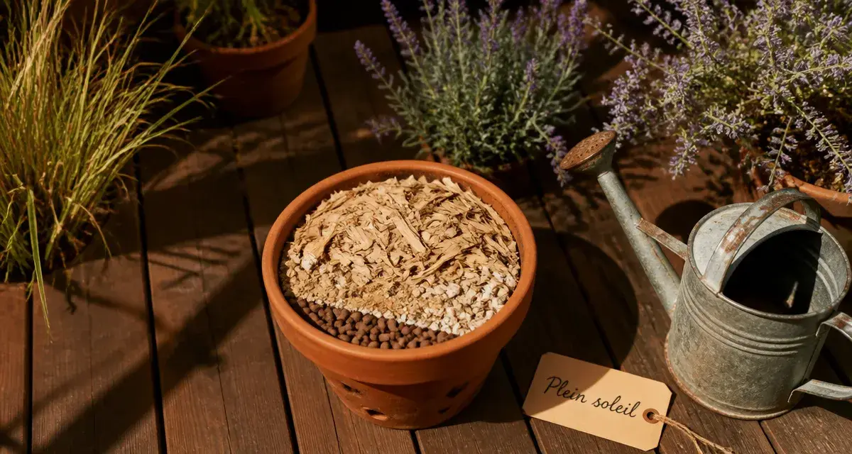 Plante soleil en pot pour plein soleil sur balcon