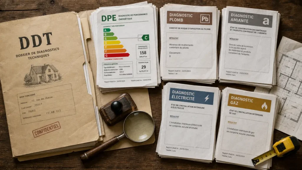 Quels diagnostics pour vendre une maison ? Âge du bien, zones à risque et DDT sans oubli