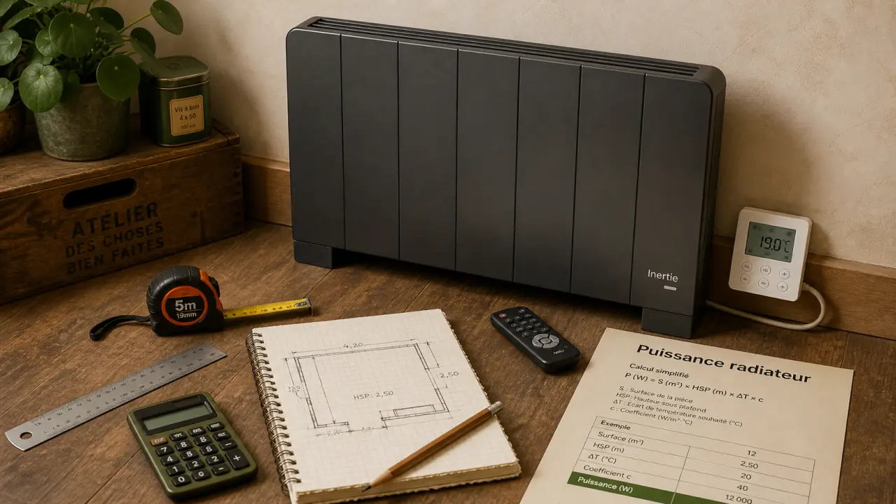 Radiateur electrique performant et economique à inertie, radiateur électrique