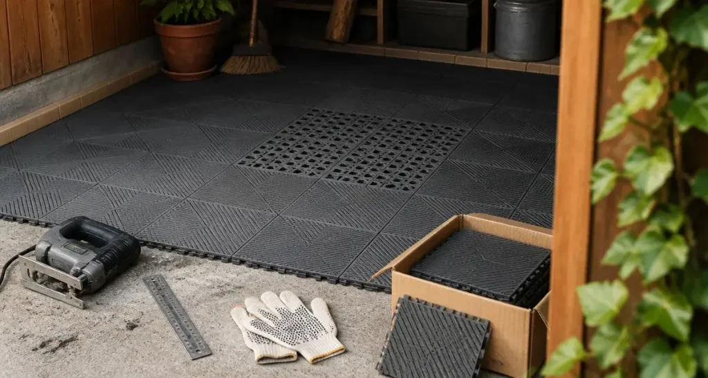 Rénovation de sol de garage : comparatif des solutions sans travaux lourds