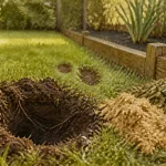 Rongeurs du jardin : indices campagnol, mulot ou souris dans la pelouse
