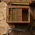 Studio de jardin habitable : plan et maquette de studio de jardin couvert
