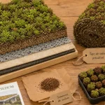 Toiture végétalisée sedum : graines, tapis, micromottes ou bacs