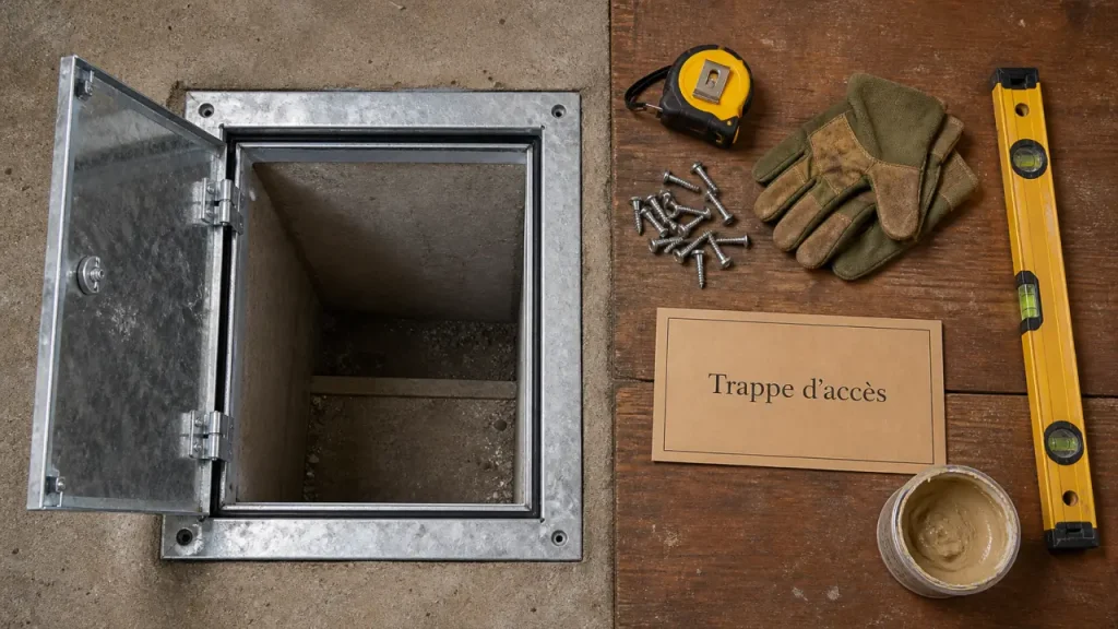 Trappe d’accès au vide sanitaire : étanchéité, pose et dimensions à ne pas négliger