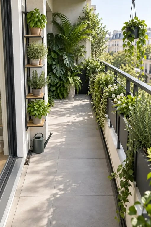 Aménager son balcon avec des plantes verticales sans perdre l’accès ni la lumière