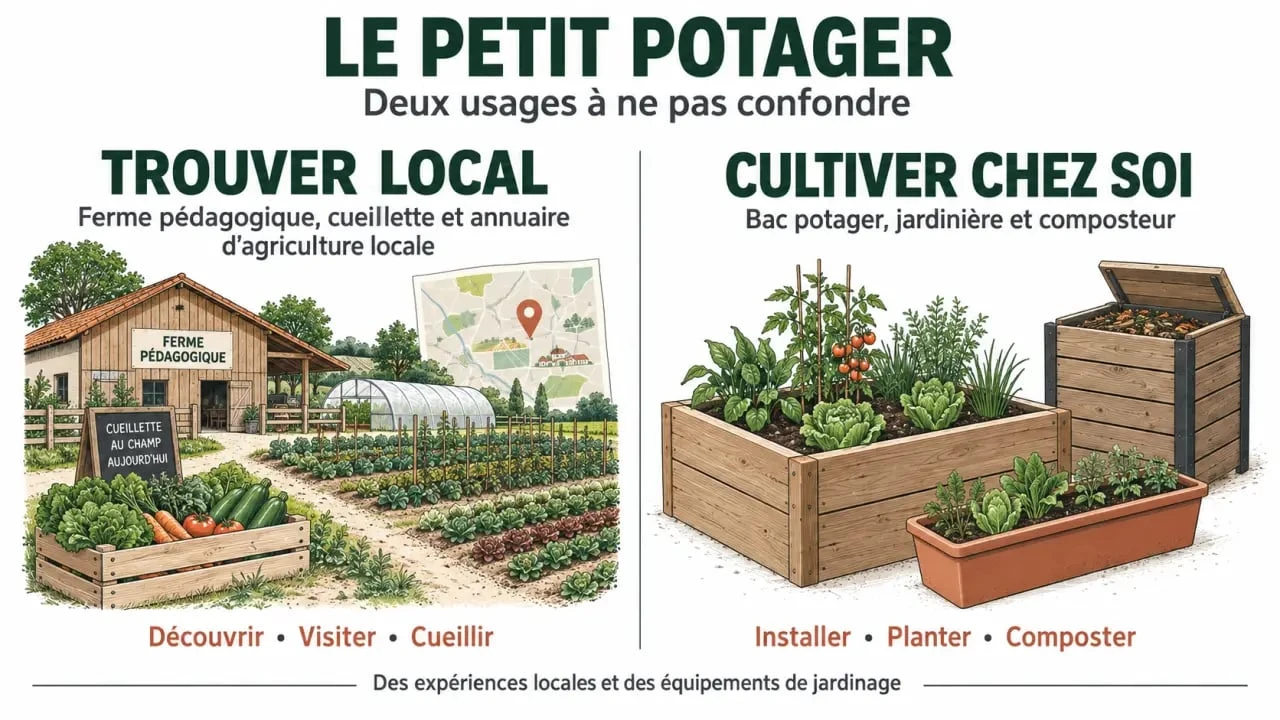 Le Petit Potager : distinguer l’annuaire de fermes locales des équipements de jardinage