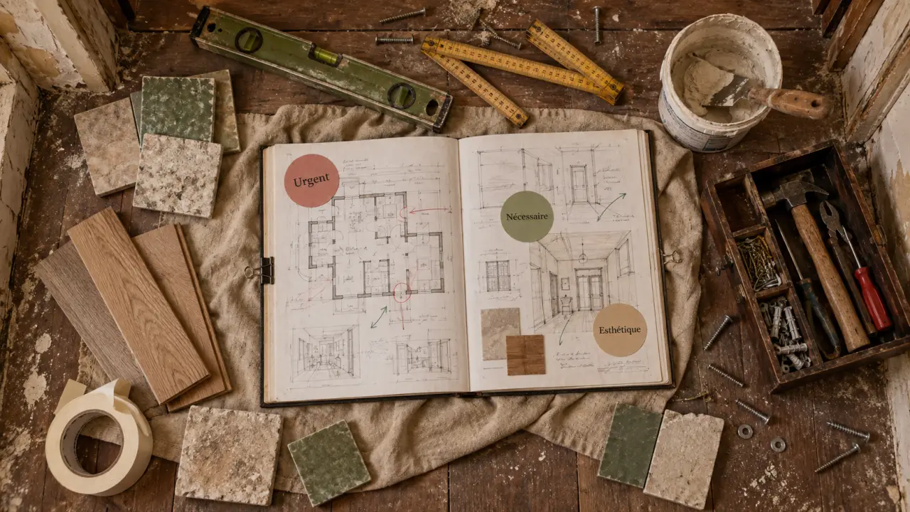 Rénovation d’intérieur : mauvais ordre de chantier et budget