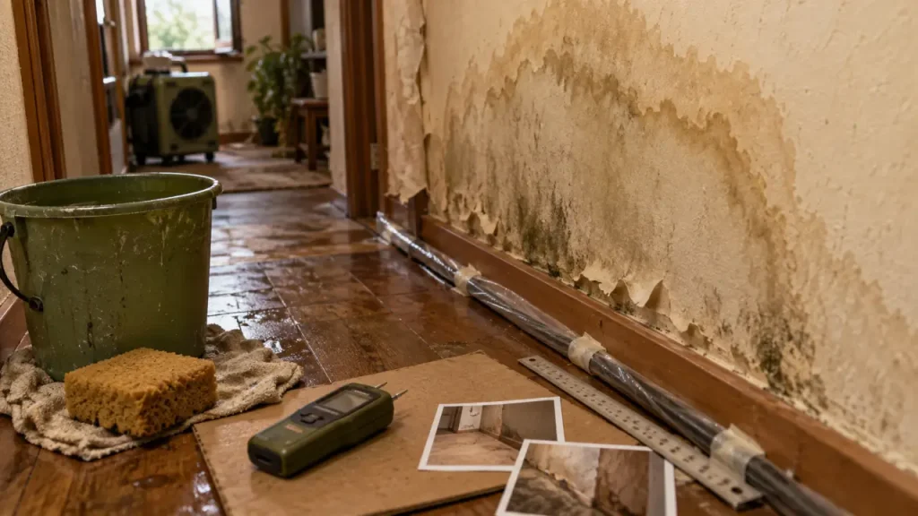 Infiltration d’eau dans un mur : que faire avant de réparer ?