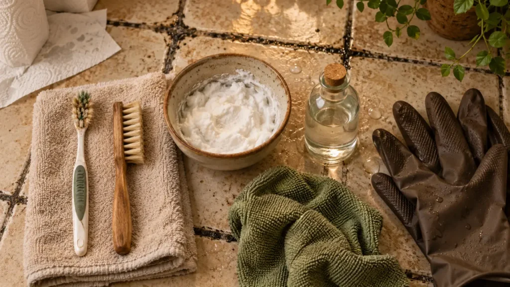 Le mélange qui abîme les joints colorés, et les bonnes méthodes pour nettoyer le carrelage